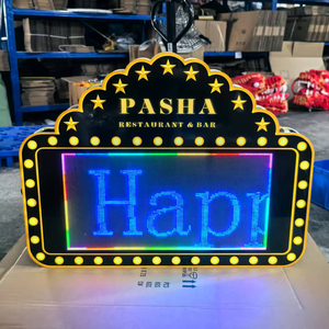 Lập trình cuộn màn hình Bảng tin LED chiếu sáng điều khiển từ xa đầy màu sắc màn hình lớn cầm tay - Product Image 1