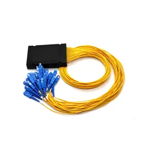 Telecom Fiber Optic Splitter 1x32 ABS Type Planar light GPON 1.5M SC/UPC 2.0mm PLC Splitter