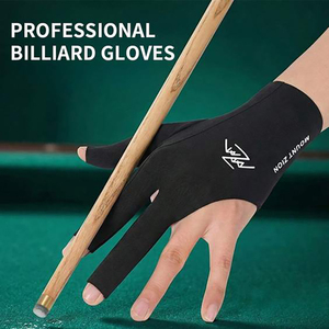 Gant de billard à 3 doigts ouverts, TP, sans couture, respirant, anti-transpiration, qualité tournoi, unisexe, pour le billard chinois à 8 boules - Product Image 4