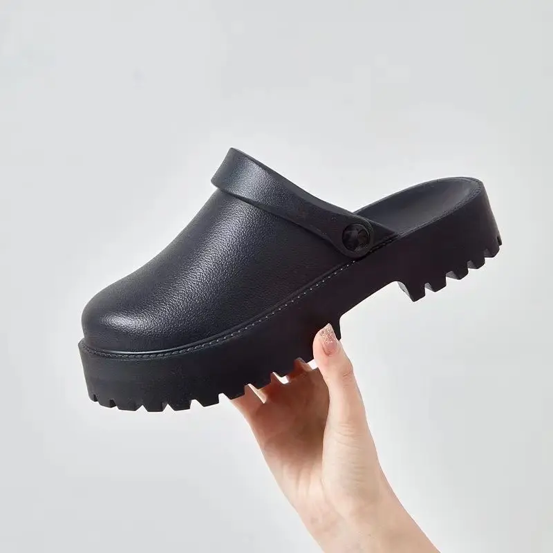 Los últimos zuecos de mujer al por mayor nuevos moldes zuecos zapatos de tacón alto zapatos de jardín