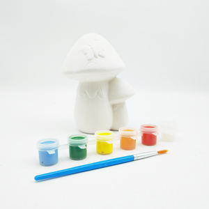 置物カスタム室内装飾ガーデン彫刻モダン屋外ビスク無塗りセラミックDiyキノコ柄像 - Product Image 6