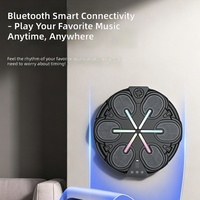 Machine de boxe musicale LED, entraîneur de réaction électronique mural en ABS pour adultes