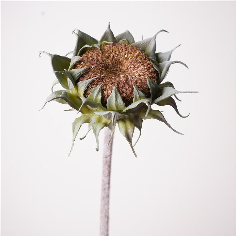 Soft rubber sunflower - brown
