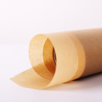 Papier d'emballage transparent de qualité alimentaire en PE recyclable et résistant à la graisse, en rouleau, pour four à pizza/micro-ondes, usage en restaurant