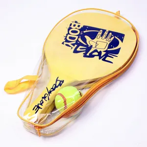 Gros jeu de plein air et de raquette de tennis de plage en bois plage raquette de tennis avec le ballon