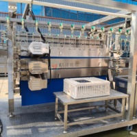 Équipement mobile d'abattage de poulets 500BPH, un ensemble complet de lignes d'abattage de poulets automatisées pour les petites abattoirs