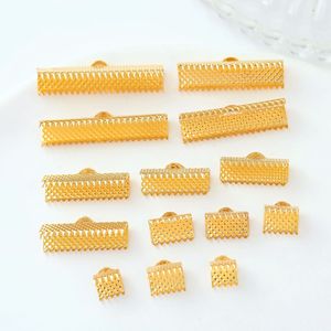 18K gold-plated copper vest <b>buckle</b>, DIY handmade necklace clasp, webbing <b>clip</b>, 14K gold B47 - Product Image 2