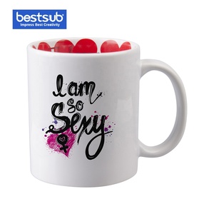 11oz personalizado sublimación Color lema tazas de café (<span class=keywords><strong>Te</strong></span> amo) (BD101-H) - Product Image 1