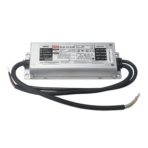 Meanwell Fuente de Alimentación Conmutada Inteligente, Controlador LED de 75W, 24V, 0-10V, 12V, 24V, 36V, 48V, Fuente de Alimentación Conmutada