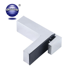 ที่ยึดจอฝักบัวทำจากโลหะแบบปรับได้สำหรับโครงสร้างที่หนีบกระจกในห้องน้ำคลิปหนีบกระจกสำหรับรองรับตัวยึดกระจก - Product Image 4