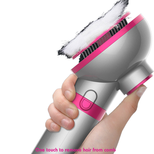 Nuevo secador de pelo de plástico <span class=keywords><strong>para</strong></span> mascotas, juego de Peine de aire caliente <span class=keywords><strong>para</strong></span> <span class=keywords><strong>perros</strong></span> pequeños y gatos, limpieza de cepillos de acero inoxidable silenciosos de iones negativos - Product Image 3