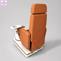 Fauteuil de pédicure spa marron réglable de qualité supérieure, sans plomberie, avec jets de spa pour les pieds, en gros, à vendre