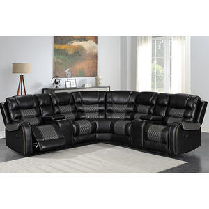 Set <span class=keywords><strong>sofa</strong></span> teater Rumah, bagian <span class=keywords><strong>Sofa</strong></span> Modern elektrik pintar, kursi malas daya usb untuk ruang tamu - Product Image 5