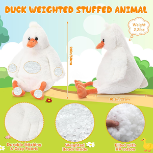 Peluche de Pato de 20 Pulgadas, Suave y Abrazable, Almohada de Peluche, Regalo Emocional y Reconfortante para Niños y Amigos - Product Image 2
