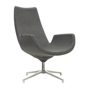 <span class=keywords><strong>Sillón</strong></span> Ergonómico Moderno Tapizado en Tela con Base Giratoria <span class=keywords><strong>y</strong></span> Respaldo Alto para Oficina en Casa - Product Image 1