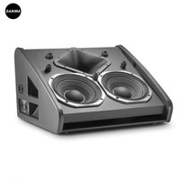 VTX M20 Çift 10 İnç Ahşap Profesyonel Sahne Monitör Hoparlörleri 1250W RMS/2500W Tepe Gücü Su Geçirmez ve Taşınabilir Tasarım