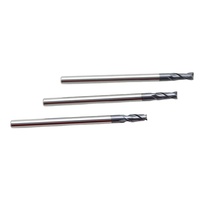 2 flautas de fresado de 3mm Molino de extremo de la herramienta de corte para procesamiento de acero