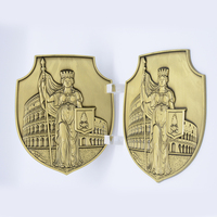 Placa Metálica 3D Personalizada al por Mayor, Insignia Metálica Grabada en Bronce Antiguo, Placa Conmemorativa Decorativa, Monedas de Desafío