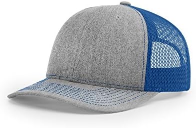 Gris chiné/bleu roi