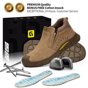 GUYISA Zapatos de seguridad con punta de <span class=keywords><strong>hierro</strong></span> <span class=keywords><strong>Serie</strong></span> de soldador Zapatos de trabajo de seguridad antigolpes y antiperforación - Product Image 4