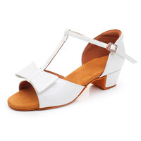 Nouvel arrivage de chaussures de danse latine confortables en cuir de vachette, chaussures de danse salsa en cuir véritable en satin de coton à la mode pour femmes