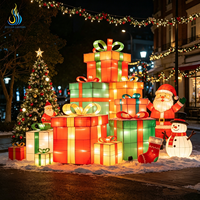 Lanterne de Noël personnalisée imperméable pour l'extérieur, idéale pour la décoration des parcs et des rues – Meilleure vente