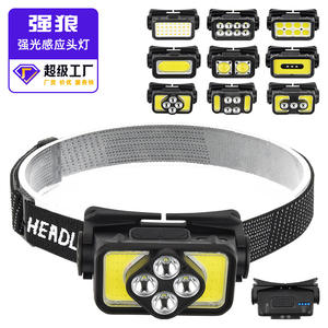 Lampe frontale LED Strong Wolf 2000 mAh rechargeable, réglable, portable, pour la pêche nocturne, la course à pied et les activités de plein air - Product Image 1