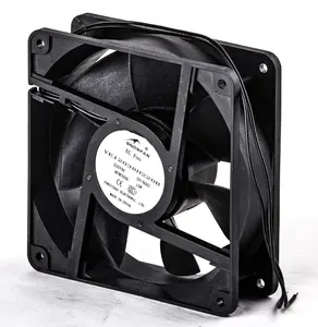 Ventilador axial ac, 120x120x38mm 220 v 110v ac ventilador refrigeração ventilação armário cooler ec quadrado alto purificador de ar de fluxo de ar ventilador axial