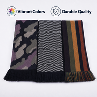 Écharpes de supporters de football pour équipes de ligue, écharpes en jacquard brodées personnalisées, fabricants de foulards tricotés en gros