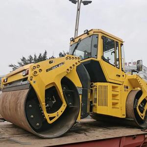 Rodillo Vibratorio BOMAG Usado de Doble Tambor con Motor Diésel y Bomba, Compactador de Carreteras Pequeño - Product Image 3