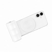 Pegangan Kamera Smartphone Satu Tangan dengan Magnet, Pegangan Pemotretan Snap-On dengan Kontrol Shutter Nirkabel