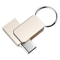 Clé USB miniature en métal avec logo personnalisé, type C, avec capacité de 8 Go, 16 Go, 32 Go, 64 Go, pour cadeau d'entreprise