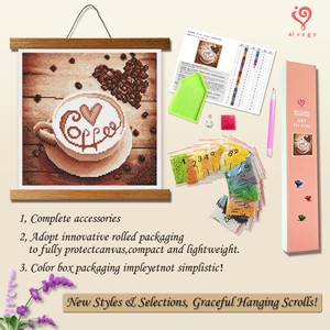 Peinture Diamant 5D DIY Complet : Cœur, Fleur, Arbre – Kits de Broderie Diamant Personnalisés 5D DIY - Product Image 5