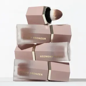 Pigment de haute qualité OEM maquillage teinte des joues bronzant crémeux longue durée végétalien sans cruauté poudre bronzante liquide de marque privée