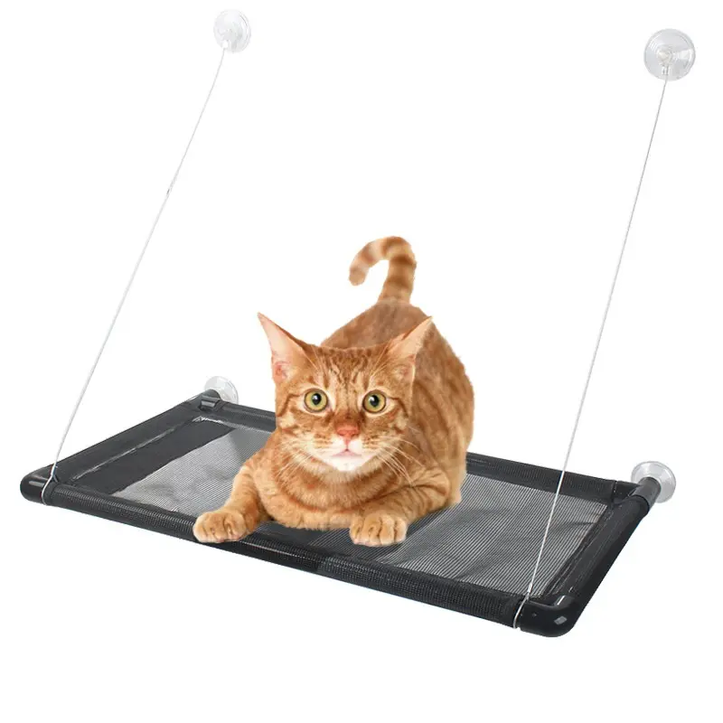 New Cat Hammock seat Window mount Cat bed con ventosa in silicone balcone cat crawl bed