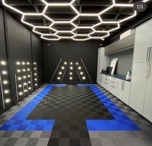 4.8M * <span class=keywords><strong>2</strong></span>.4M Auto-Accessoires Werklicht Zeshoek Garage Verlichting Honingraat Led Licht - Product Image 4