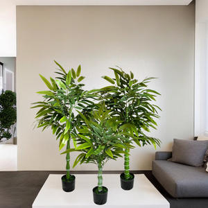 Bambou Artificiel de Simulation Végétale Bionique, Grand Arbre de Bambou Artificiel en Pot pour Salon - Product Image 3