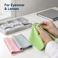 Chiffonnette de nettoyage en microfibre personnalisable avec logo, douce pour lunettes, écrans et appareils