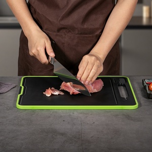 Double-Sided Cutting Board Aluminum Alloy Spray <b>Paint</b> Chopping Blocks With Support <b>Frame</b> for Knife Grinding Garlic - Product Image 4