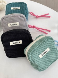 Nhà Máy Tùy Chỉnh Mini Nhung Trang Điểm <span class=keywords><strong>Pouch</strong></span> Cá Nhân Du Lịch Trang Điểm Lưu Trữ Túi Lớn Dây Kéo Nhỏ Khăn Ăn Lưu Trữ Ví Slip-Trong - Product Image 2