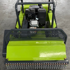 Tondeuse à gazon RC automotrice sur chenilles 4 temps 1000 mm à braquage zéro pour usage agricole, avec boîte de vitesses et lame cylindrique, pour vergers et fermes - Product Image 5