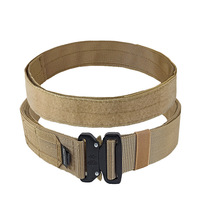 2in1 Ceinture tactique à dégagement rapide Boucle en métal Ceinture intérieure et extérieure MolleTraining Duty Belt