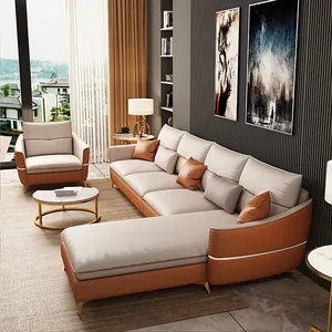 Conjunto de sofá de lujo, muebles modulares modernos de diseño italiano, sofá de ocio