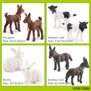 Juego de Animales de Granja de Plástico Realistas Personalizados al por Mayor, Juguetes Educativos en Venta - Product Image 3