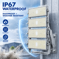 Projecteur LED Super Lumineux 1120W 960W 220V avec Driver Isolé, Dissipateur de Chaleur et Boîtier en Aluminium Moulé sous Pression pour Stades et Arenes Sportives