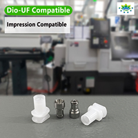 Dio-UF Implant Impression Coping Transfer Closed Tray Technique Metal Transfer Coping Multi-Unit Butée pour la guérison et la numérisation