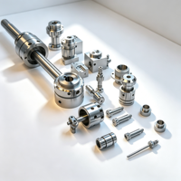 Pièces de machine à usiner CNC sur mesure, usinage de précision 5 axes, acier inoxydable, aluminium, petites pièces