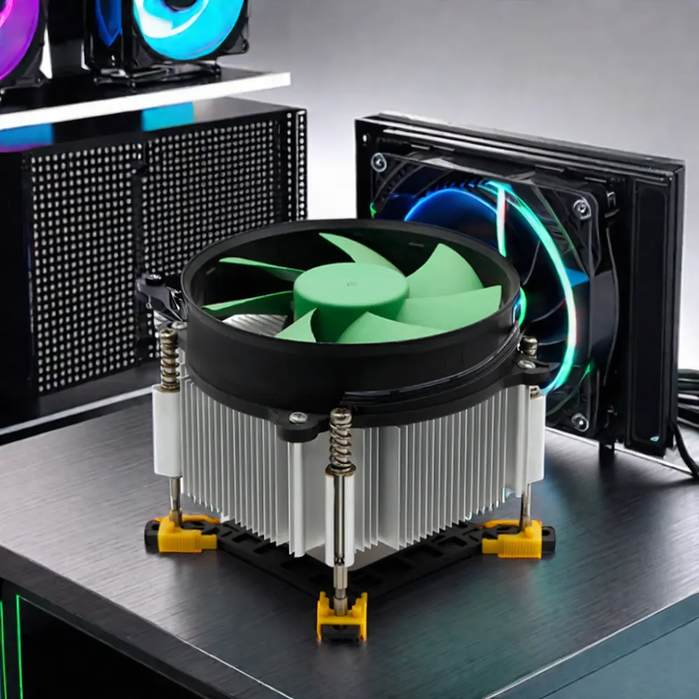 Hot bán Máy tính CPU Cooler nhôm đùn 3pin 92x92x25 mét 75 Wát tản nhiệt với Fan