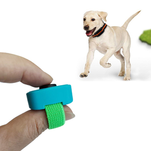 Pet Training <span class=keywords><strong>Clicker</strong></span> mit Fingerring Puppy Essentials für das Verhaltens training, tragbare Tier bedarf für Hunde zubehör - Product Image 4