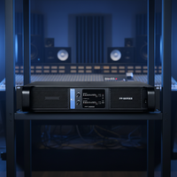 Ipalead FP14000 Kelas Td Pro Active Outdoor Audio Power Amplifier 14000W 2-Kanal Logam Profesional Suara Surround SNR Tinggi